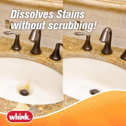 Rust-Oleum Whink Rust Stain Remover | Heavy-Duty Iron Stain Remover for White Toilets & Sinks, Colorfast Fabric & Carpets | 32 oz