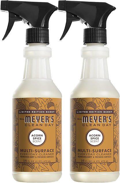 MRS. MEYER'S CLEAN DAY Multi-Surface Everyday Cleaner, Acorn Spice Scent, 16 Fl Oz Bottle