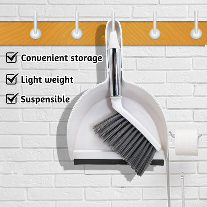PINVNBY Mini Dustpan and Brush Set, Cage Cleaner for Guinea Pigs, Cats, Hedgehogs, Hamsters, Chinchillas, Rabbits, Reptiles, and Other Small Animals 2 Pack Mini Hand Broom and Dustpan
