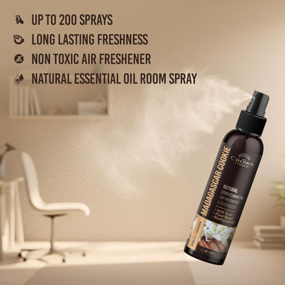 Non-Toxic Odor Eliminator,Natural Cedar Air Freshener Spray for Clothes Storage & Moth Repellent,Closet & Couch Deodorizer,Long Lasting Bathroom & Toilet Freshener, Safe for Kids & Pets-4 oz Pack of 1
