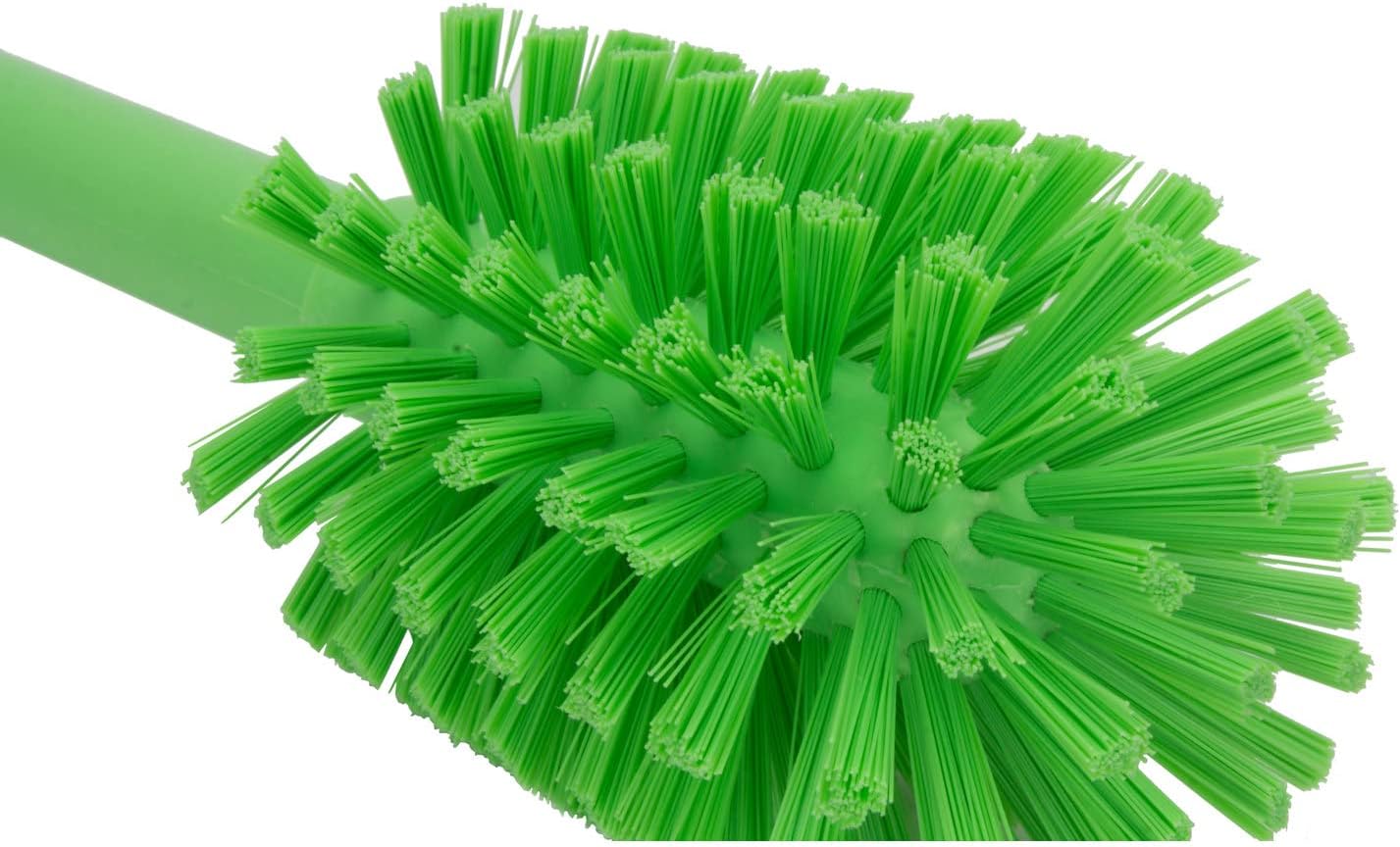 SPARTA Large Water Bottle Brush Ideal for Wide-Mouth Jars, Bottles and Tumblers, Dishwashing Tool with Handle for Home and Commercial Kitchens, Plastic, 12 Inches, White