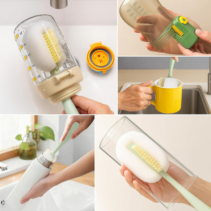 Palksky Water Bottle Cleaning Brush Kit, Brush and Straw Cleaner for Owala, 5 PCS