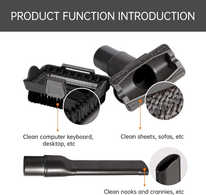 Upgraded Vacuum brush Attachment tool Compatible with Shark Navigator Lift-Away NV350 NV351 NV352 NV356E NV360 NV361 NV500 NV501 NV502 Series 2-in-1 Gap Tool Brush Removable Brush Replacement Parts