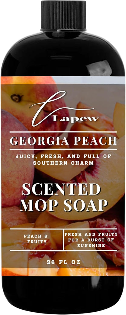Lapew Baccarat Scented Mop Soap - Luxury Floor Cleaner Concentrate for Mopping Tile, Laminate, Vinyl & Hardwood | Streak-Free, Low-Foam | 36 oz - Colors A