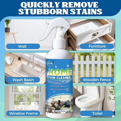 Mold Stain Cleaner Spray, Wall Cleaner Spray, All Purpose Cleaning Spray for Home Surfaces, Bathrooms, Kitchens, Showers, Basements & Outdoor Areas, Multipurpose Remover for Dirt, Dust, Oil