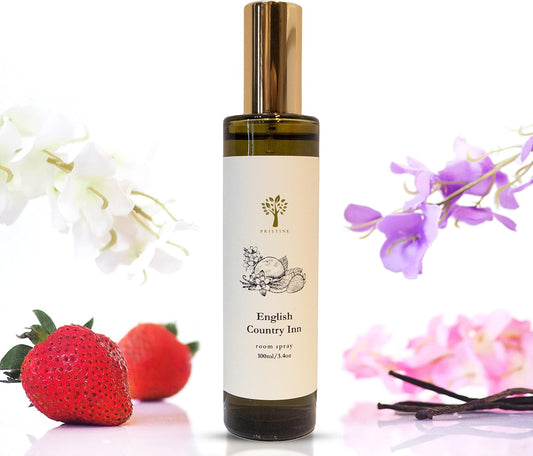 PRISTINE Swiss Château/Inspired by Hilton Hotel Linen & Room Spray Air Freshener, Made With Essential Oils, Tangerine, Raspberry, Cedarwood Scent, 3.4oz Pillow Spray