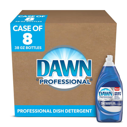 Dawn PRO Heavy Duty Manual Pot and Pan Detergent, Dish Soap Liquid for Dishwashing by Hand, Bulk Concentrate for Commercial Use, 1 gal (Case of 2)