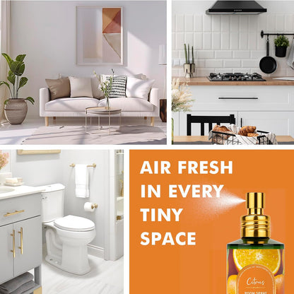 Linen Room Spray 2 Pack, 3.4oz/100ml Each – Long-Lasting Air Freshener & Odor Eliminator for Home, Bathroom, Bedroom & Office, Concentrated Room Spray