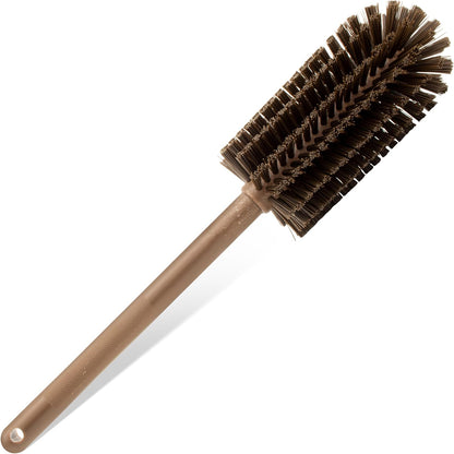 SPARTA Large Water Bottle Brush Ideal for Wide-Mouth Jars, Bottles and Tumblers, Dishwashing Tool with Handle for Home and Commercial Kitchens, Plastic, 12 Inches, White