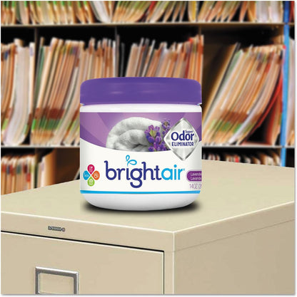 Bright Air 14 oz. Super Odor Eliminator, For Medium-Size Spaces, Cool & Clean Scent, Case of 6,Air Freshener, Natural Essential Oils, Lasts Up to 90 Days Each