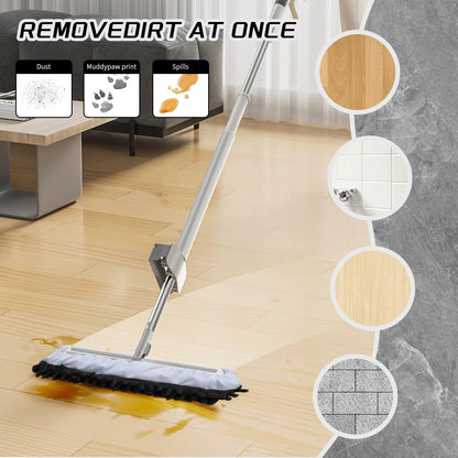 Mop Slippers Socks Floor Cleaning,Microfiber Shoe Covers dust Washable Reusable for Woman Man House Kitchen