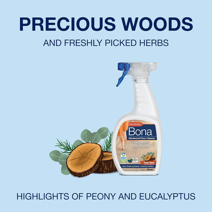 Bona Hardwood Floor Cleaner Spray - 32 fl oz - Residue-Free Floor Cleaning Solution for Wood Floors