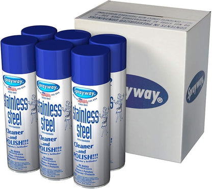 Sprayway Water-Based Stainless Steel Cleaner, 15 Fl Oz (Pack of 1)