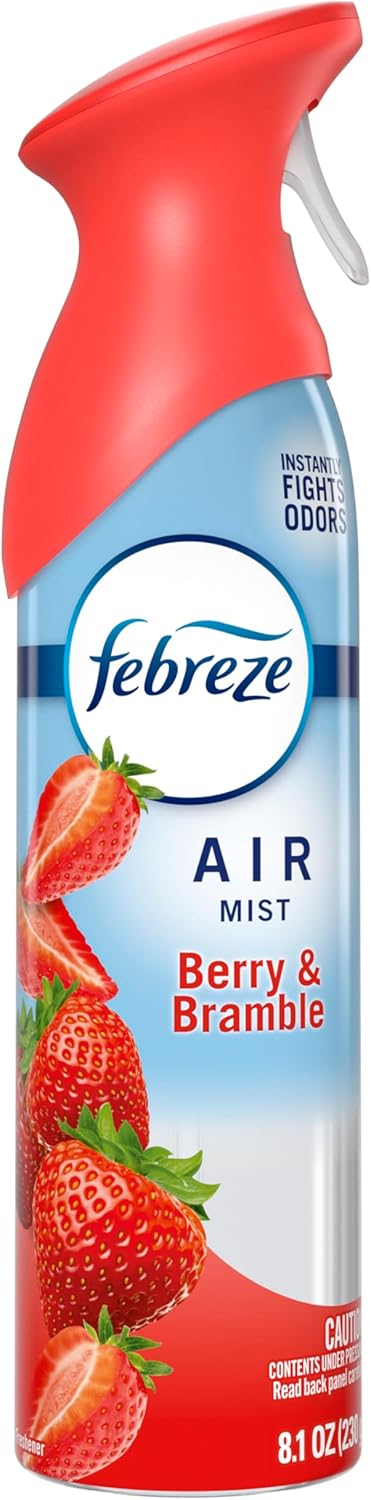 Febreze Air Mist, Air Freshener Spray, Odor Fighting Room Spray, Deodorizer for Home Bathroom Kitchen Office Apartment Dorm Room Classroom, Linen & Sky Scent, 8.1oz (Pack of 6)