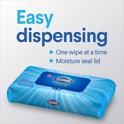 Clorox Disinfecting Wipes Value Pack, 3x 75ct Crisp Lemon and Fresh Scent Canister and 3x 75ct Easy Pull Moisture Seal Pack