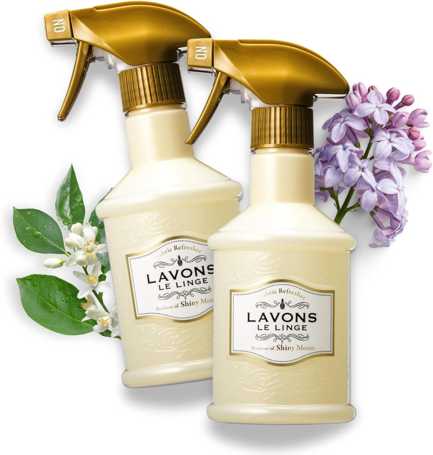 LAVONS Fabric Spray Freshener for Carpet Fresh, Pet Safe Linen Spray for Bedding, Organic Fabric Refresher Spray for Home & Offices, Natural Carpet Freshener from Japan, 12.5 Fl Oz SHINY MOON