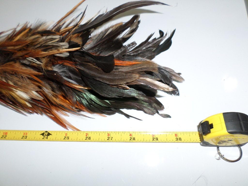 Real chicken rooster feather duster 30 inch