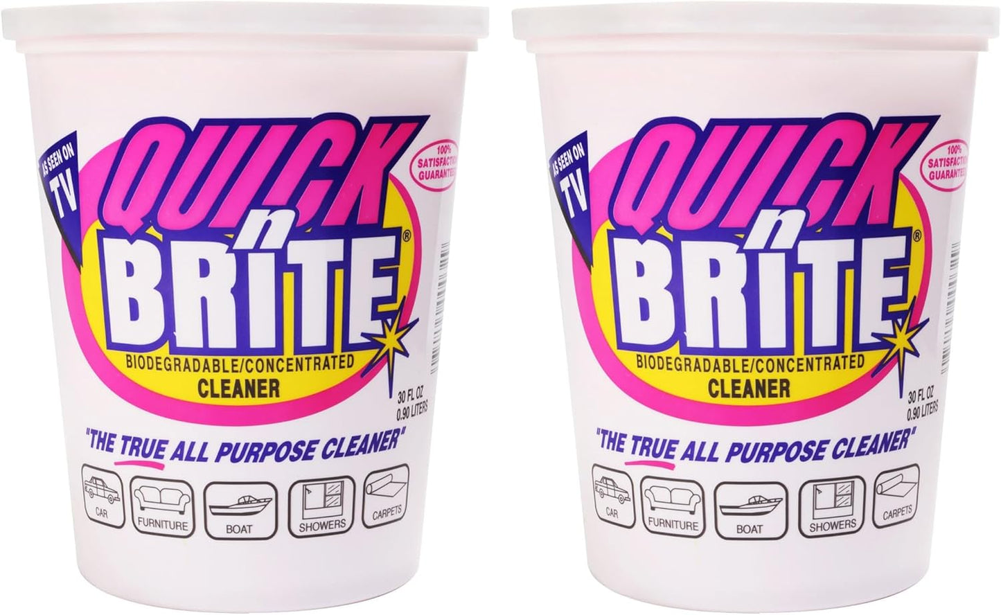 Quick 'n Brite All Purpose Cleaning Paste, True All Purpose Cleaner, Concentrated, 30 oz