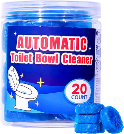 Coldcool Toilet Bowl Cleaner Tablets - 20 Pack, Long-Long-lasting Toilet Cleaner, Pine Scent.