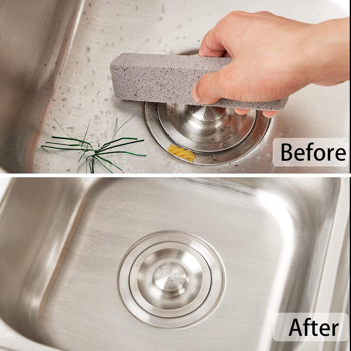 Chinco 6 Packs Pumice Stick for Cheaning, Pumice Scouring Stone Pad Removing Stain Grime Without Leaving Scratches for Kitchen Oven Stove Home Bathroom Toilet Pool House Cleaning Supplies