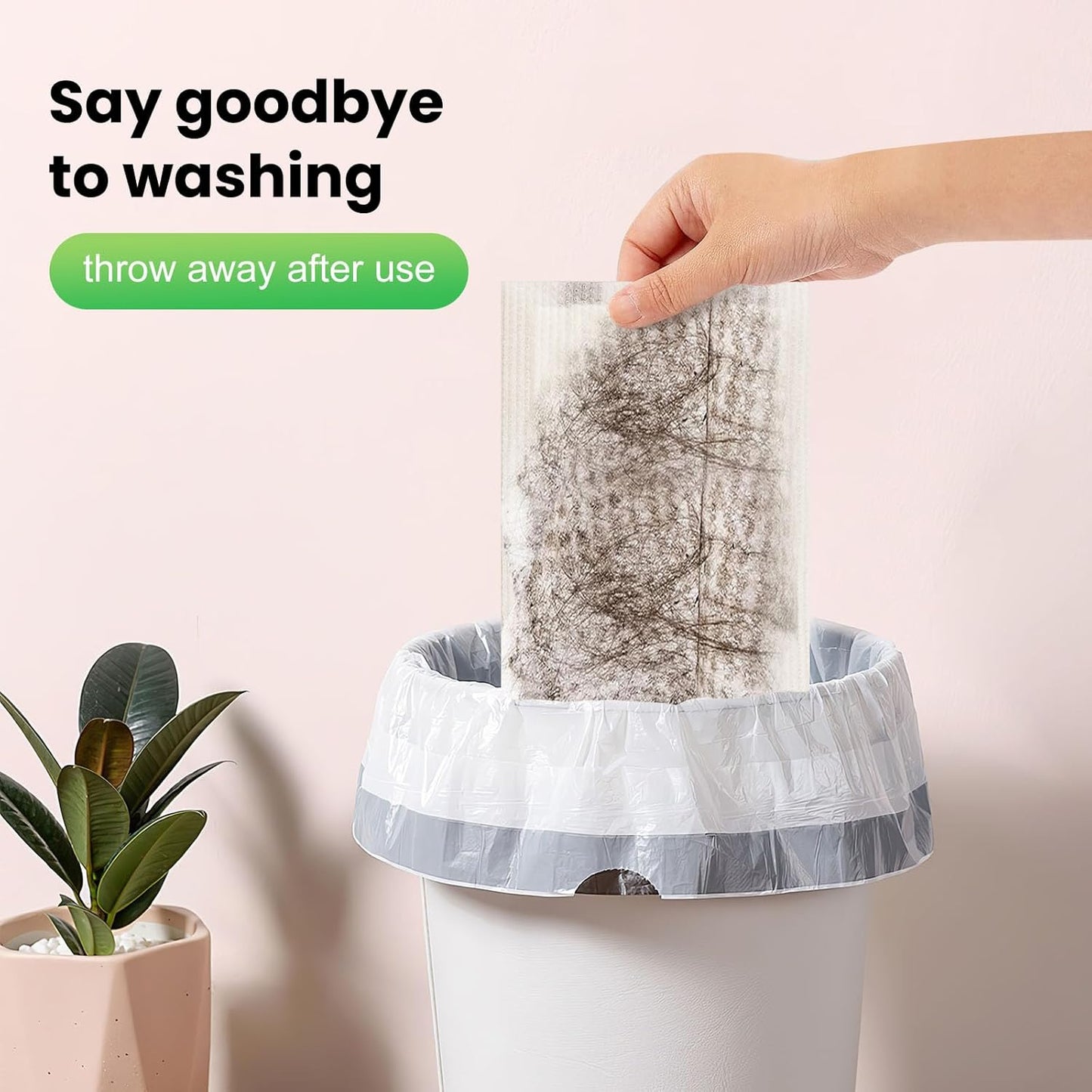 42 Count Disposable for Swiffer Wet Pads Refill Replacement for Swiffer WetJet Spray Mop, Extra Strong Dirt Locking and Water Absorbent, Powerful Stain Removal