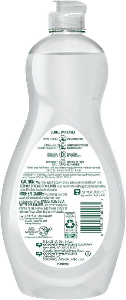 Palmolive Ultra Dishwashing Liquid, Pure + Clear Original 591 ml