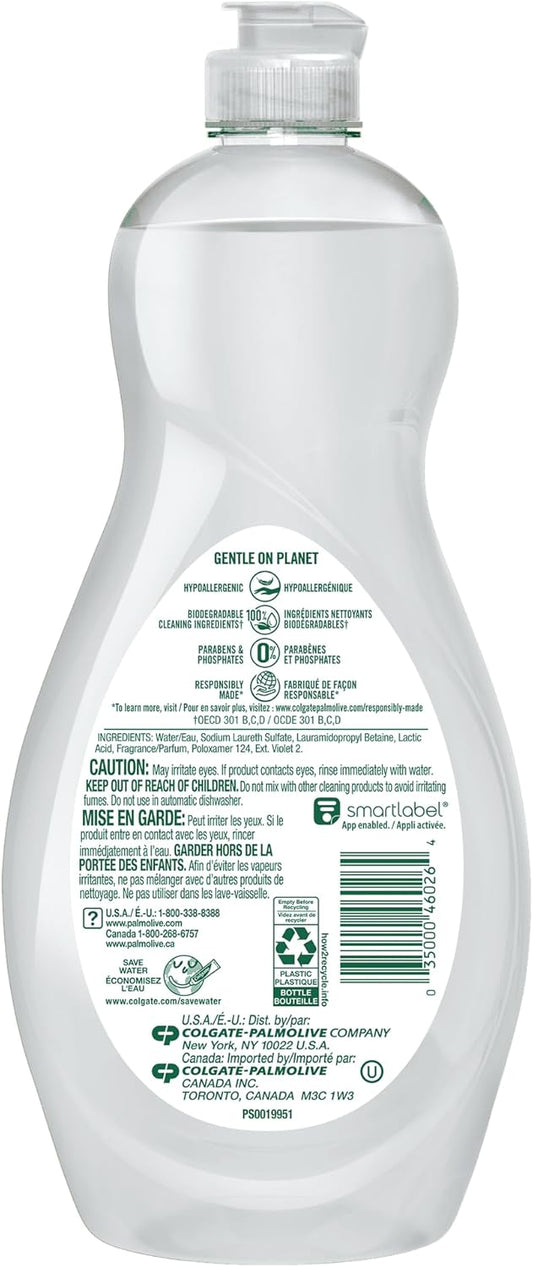 Palmolive Ultra Dishwashing Liquid, Pure + Clear Original 591 ml