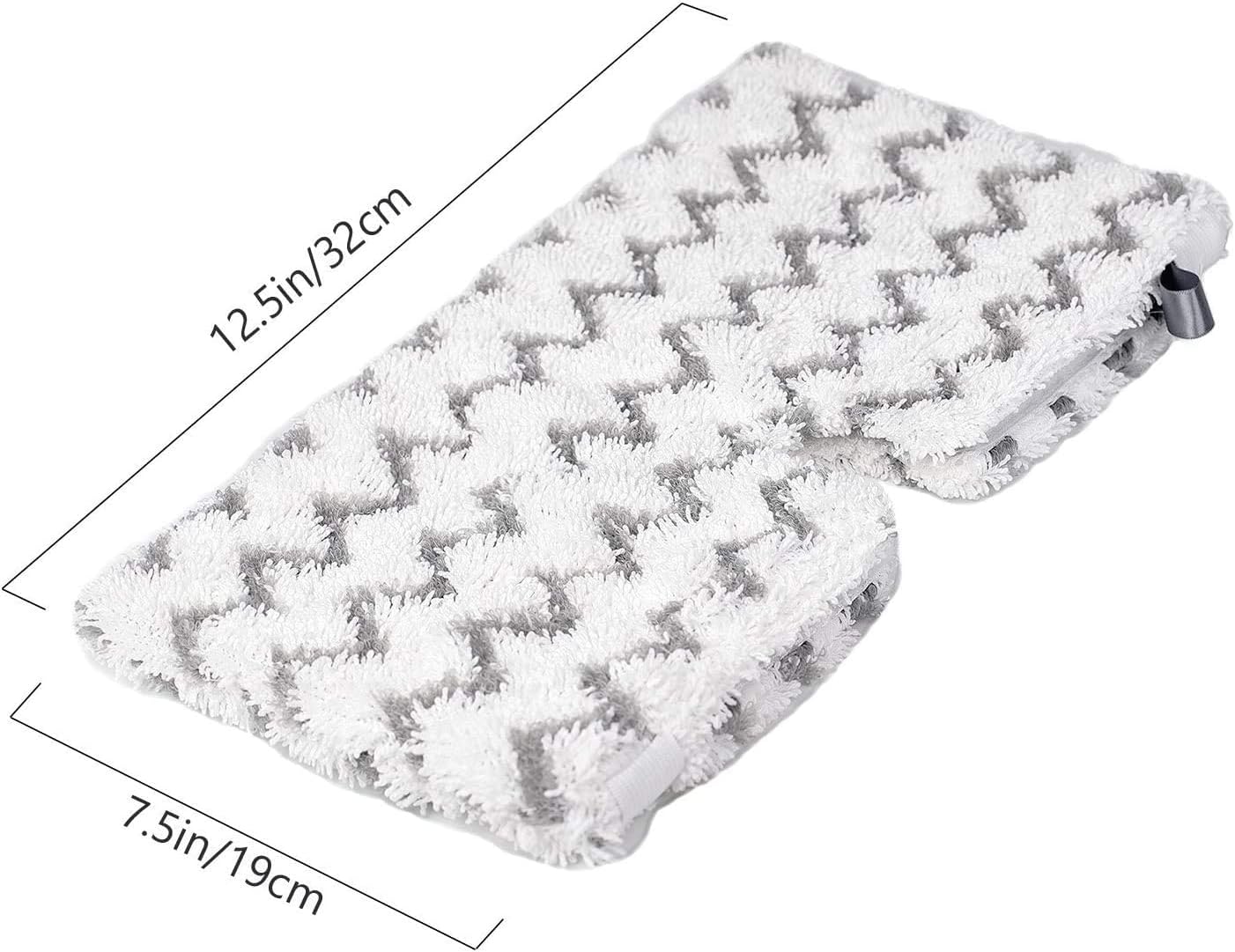 F Flammi 8-Pack Replacement Pads Compatible with Shark Steam Pocket Mop S3501 S3601 S3901 S3550 S3801 SE450, Double-Sided Microfiber Refills for Hardwood Tile Floor, Professional Scrubbing Strips