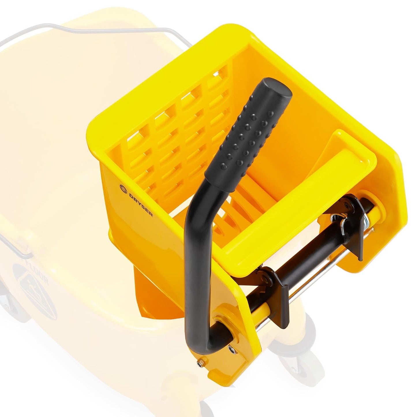 Side Press Wringer Replacement for Dryser Branded Commercial Mop Bucket, 26 and 33 qt.- Yellow