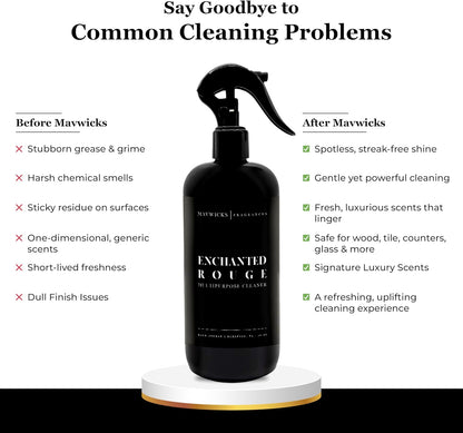 Mavwicks Fragrances All Purpose Cleaner Spray (Goddess) 16 Oz – Multipurpose Surface Cleaning Spray for Kitchen, Bathroom, Floors and Counters, Home and Office, Natural and Non-Toxic