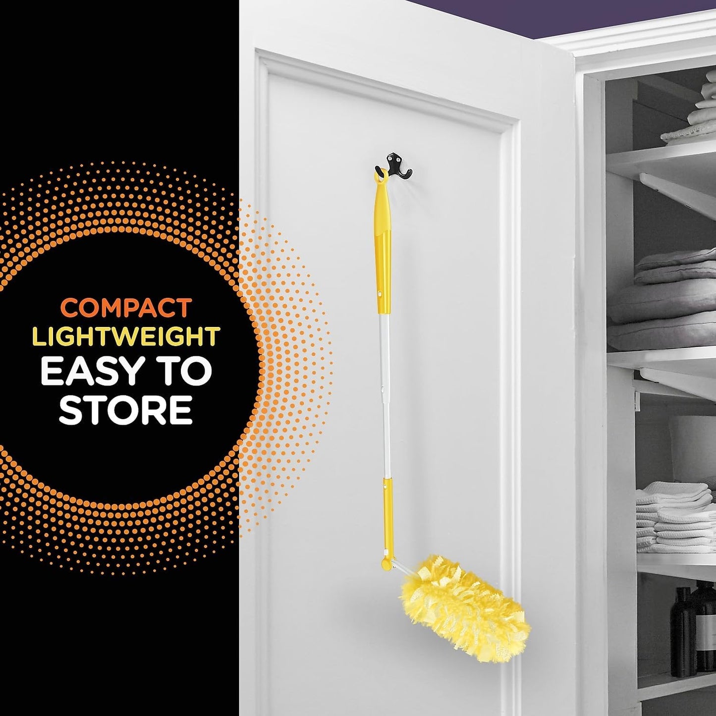 Swiffer Heavy Duty Dusters with Super Extender Handle, 6 Ft Handle, 1 Handle/4 Dusters, 4/Carton