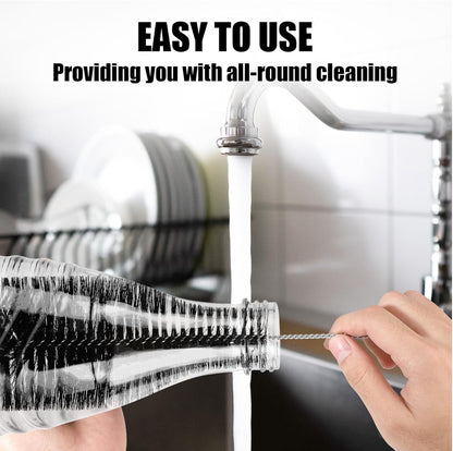Bottle Brush for Sodastream Bottle, Soda Bottle Cleaning Brush with Gentle & Anti-Scratch Bristles Bottle Cleaner Bottle Washing Brush for Soda Bottles