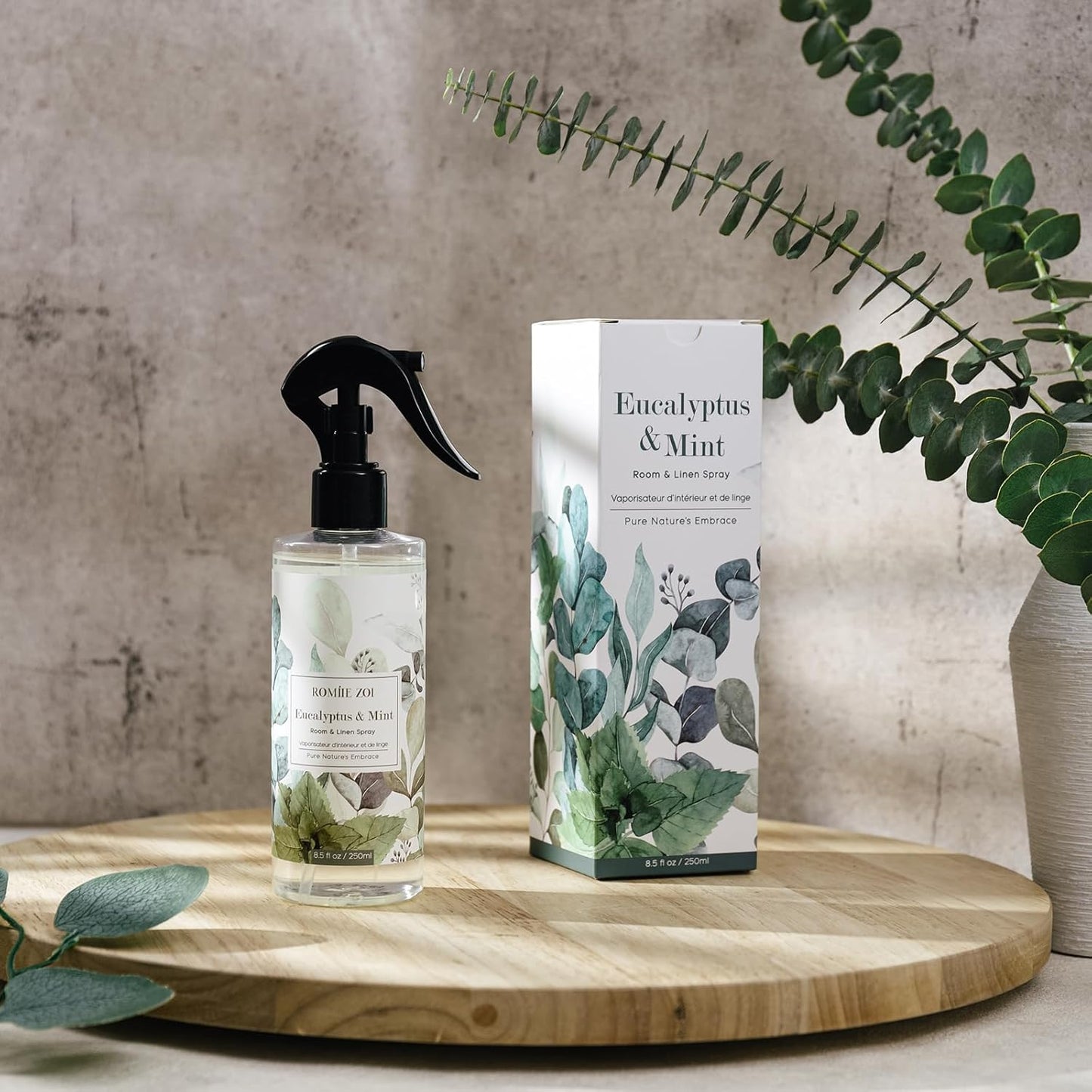 ROMIIE ZOI Room Spray Lemon, Air Freshener Spray Made with Natural Plant Extract, Scented Room Spray for Home Fragrance Fabric Spray Freshener 8.5 FL OZ