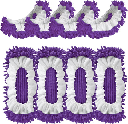 Mop Slippers Socks Floor Cleaning,Microfiber Shoe Covers dust Washable Reusable for Woman Man House Kitchen