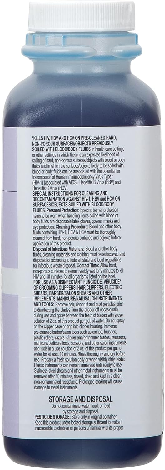 ForPro Total-Cide Disinfectant Solution, 2X Concentrated Formula, Hospital Grade Sanitizer & All Purpose Cleaner, 1 Gallon (128 Fl Oz)