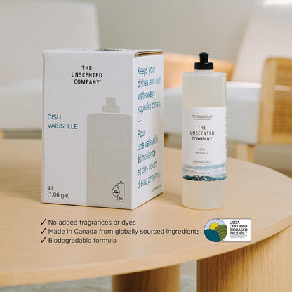 The Unscented Company, Soap Dish Home Refill Box, 135.68 Fl Oz