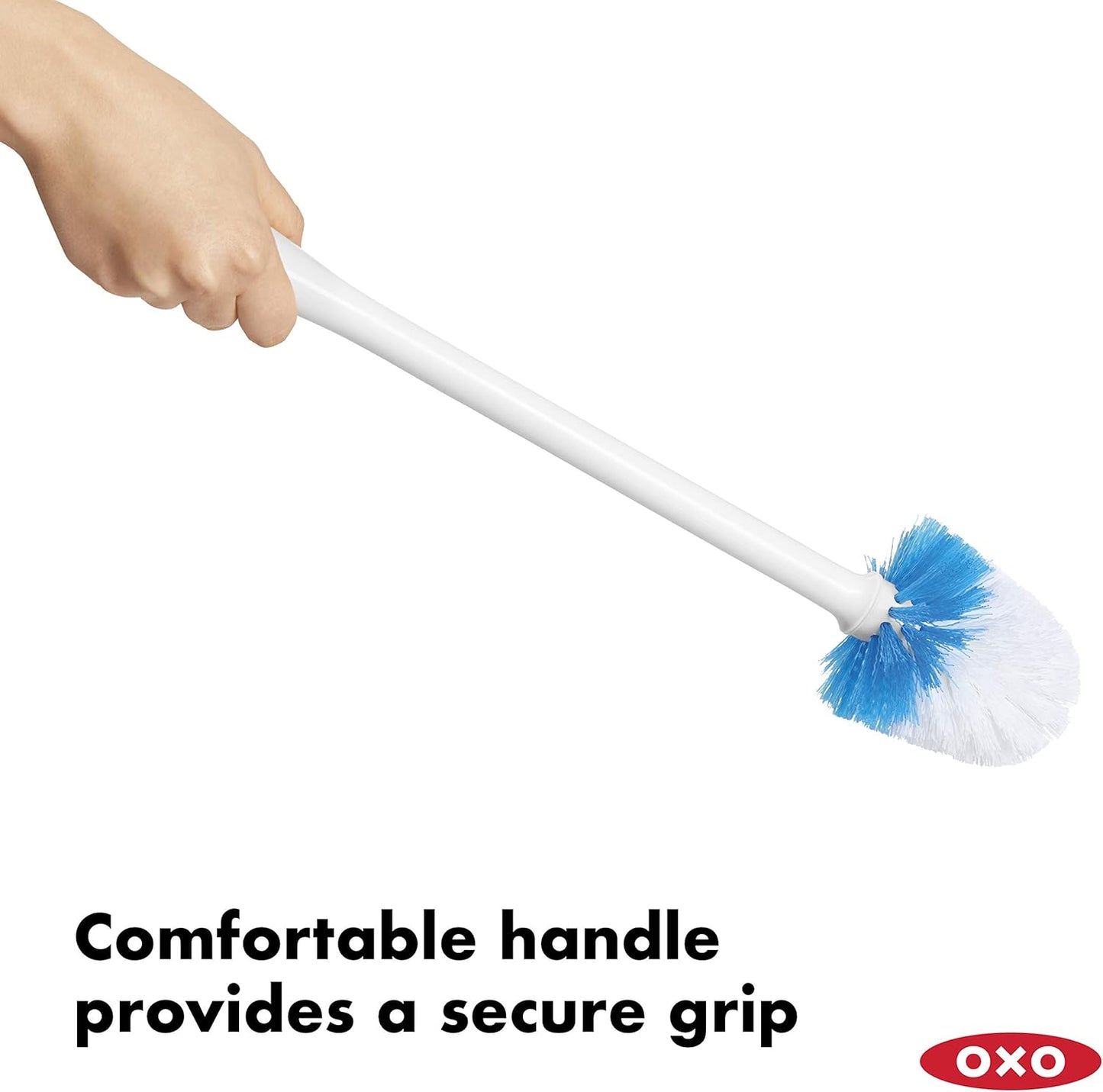OXO Good Grips Compact Toilet Brush & Canister - Gray