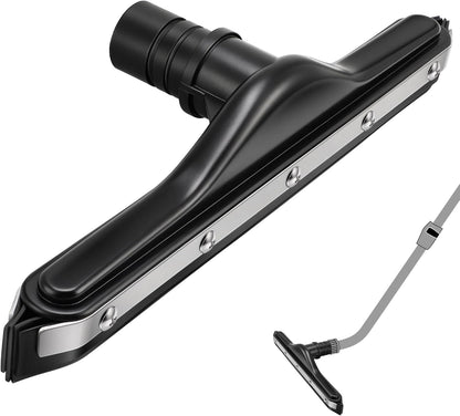 Replacement Floor Tool Compatible with ProTeam 101446 E-Z Glide Backpack Vacuums 10 QT & 6 QT, 14" Hard Floor Tool Compatible with Commercial Cleaners(Brush with Scalloped Edges,Gray)