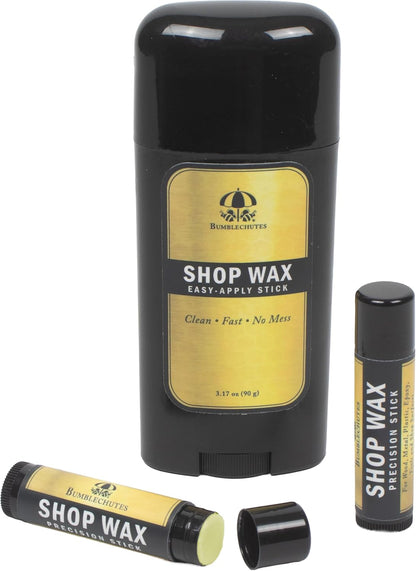 Bumblechutes All-Purpose Shop Wax - All Natural Metal and Wood Wax Finish Paste for Woodworkers, Beeswax Carnauba Wood Protector for Epoxy, Plastic, Metal, Leather, Furniture & Workshop Tools - 8 oz