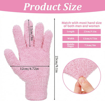 Abeillo Microfiber Gloves for Plants Dusting Cleaning, Reusable Washable Cleaning Gloves Mittens House Cars Blinds Dusting