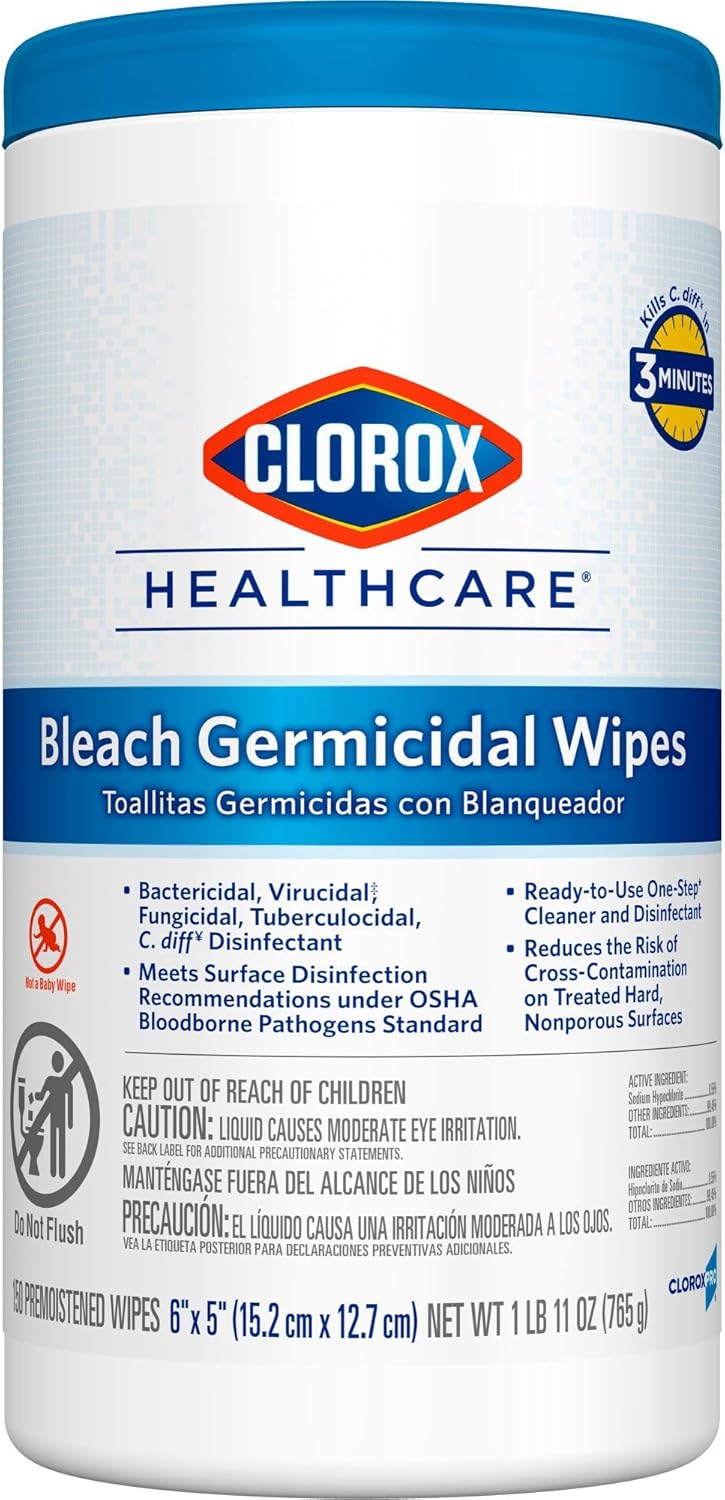 COX30577 - Clorox Healthcare Bleach Germicidal Wipes