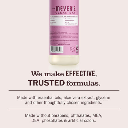 MRS. MEYER'S CLEAN DAY Liquid Dish Soap, Lemon Verbena, 16 fl. Oz