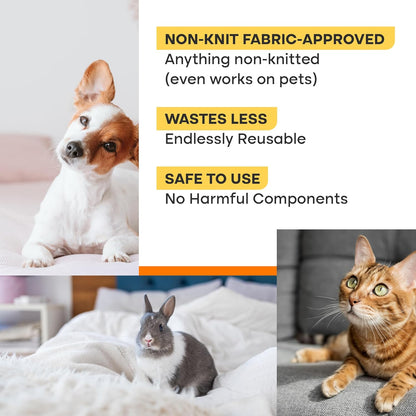 Carpet Rake for Pet Hair Removal – Reusable Cat & Dog Hair Remover Broom with Adjustable 60" Long Handle, Rug Rake Scraper for Carpet, Rugs, Mats, Upholstery & Couch Cleaning