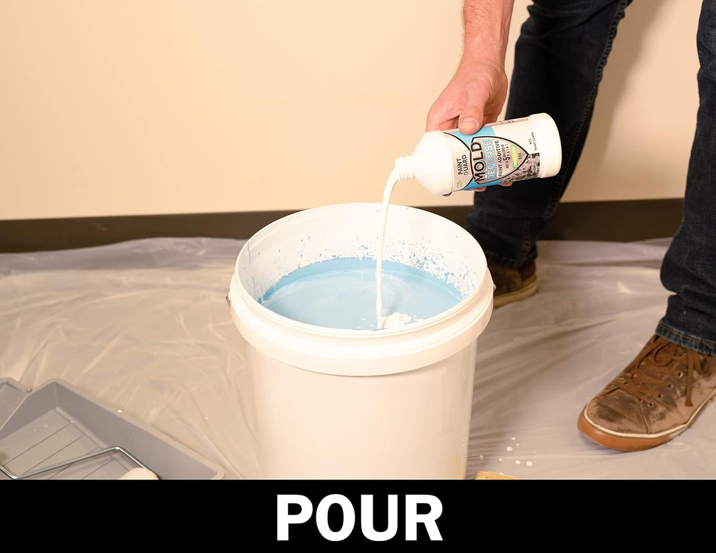 Paint-Guard Mold and Mildew Defense Paint Additive (2 Gallon Treatment)