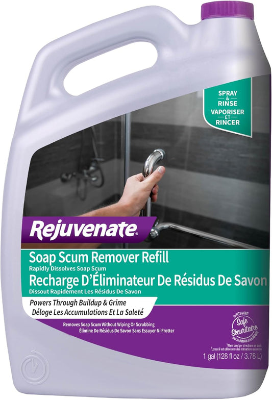 Rejuvenate Soap Scum Remover Easily Dissolves Soap Scum Without Scrubbing, 24 Ounces