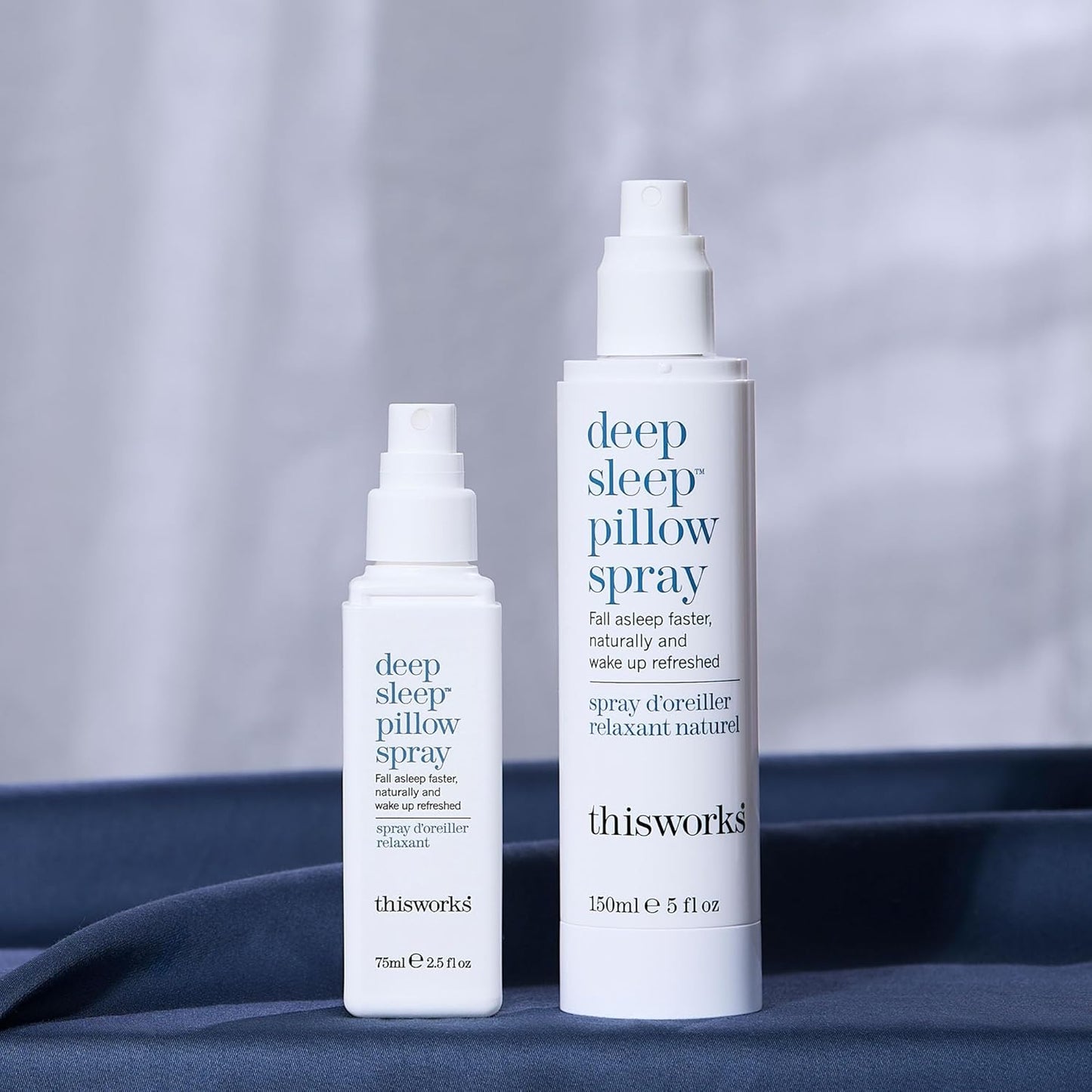 THISWORKS Deep Sleep Pillow Spray – Fast-Acting Natural Formula with Lavender for Relaxation and Restful Sleep – 35 ml (1.2 fl oz) Mini Travel Size