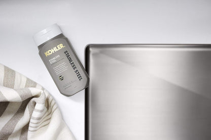 KOHLER K-23729-NA Stainless Steel Cleaner, Kitchen & Bathroom Cleaner, Polish & Protect Sinks & Other Surfaces, 8 FL Oz