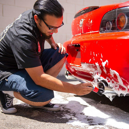 Chemical Guys Boars Hair Detailing Brush - Gentle Scratch-Free Cleaning for Wheels, Grilles, Emblems, and Interior Surfaces - Versatile Multi-Purpose Auto Detailing Brush for Deep Cleaning - Acc_S90