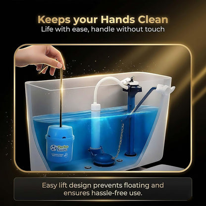 Ultra-Long Lasting Toilet Bowl Cleaners – 6 Pack Automatic Toilet Tank Cleaning Bottles Tablets, Long-Lasting Stain & Odor Control, Septic-Safe, Blue Water, Fresh Scent