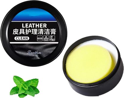 Leader Cleaning and Care Cream, Leather Cleaning Cream for Car Interior, Multifunctional Cleaning Paste for Leather Care, Furniture Leather Repair Kit, Leather Conditioner Cream